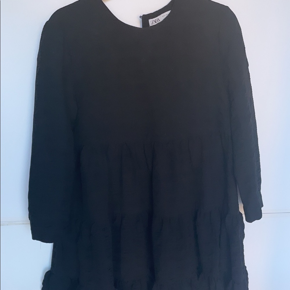 Zara Baby doll Black dress